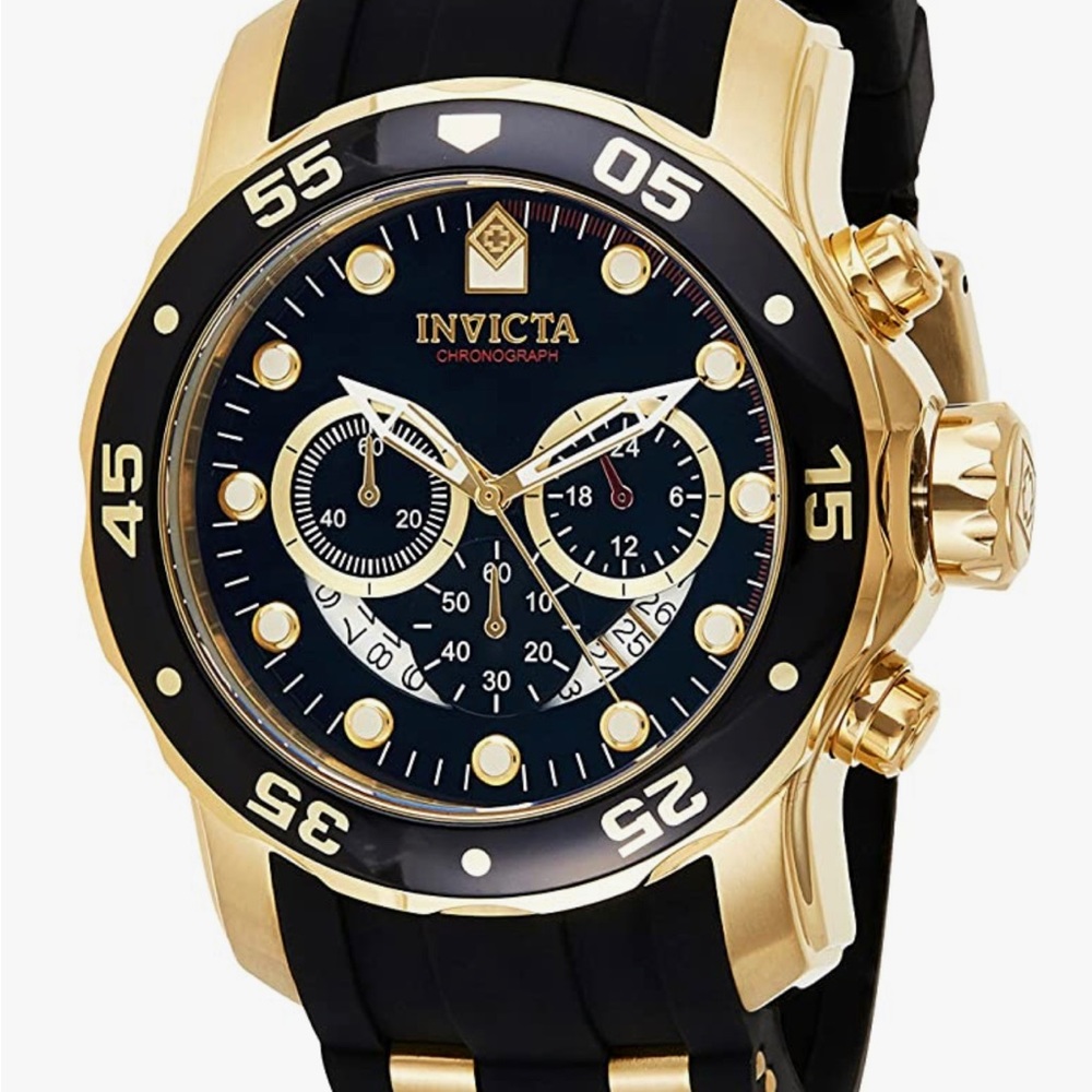 nvicta Men's Pro Diver Stainless Steel Quartz Watch